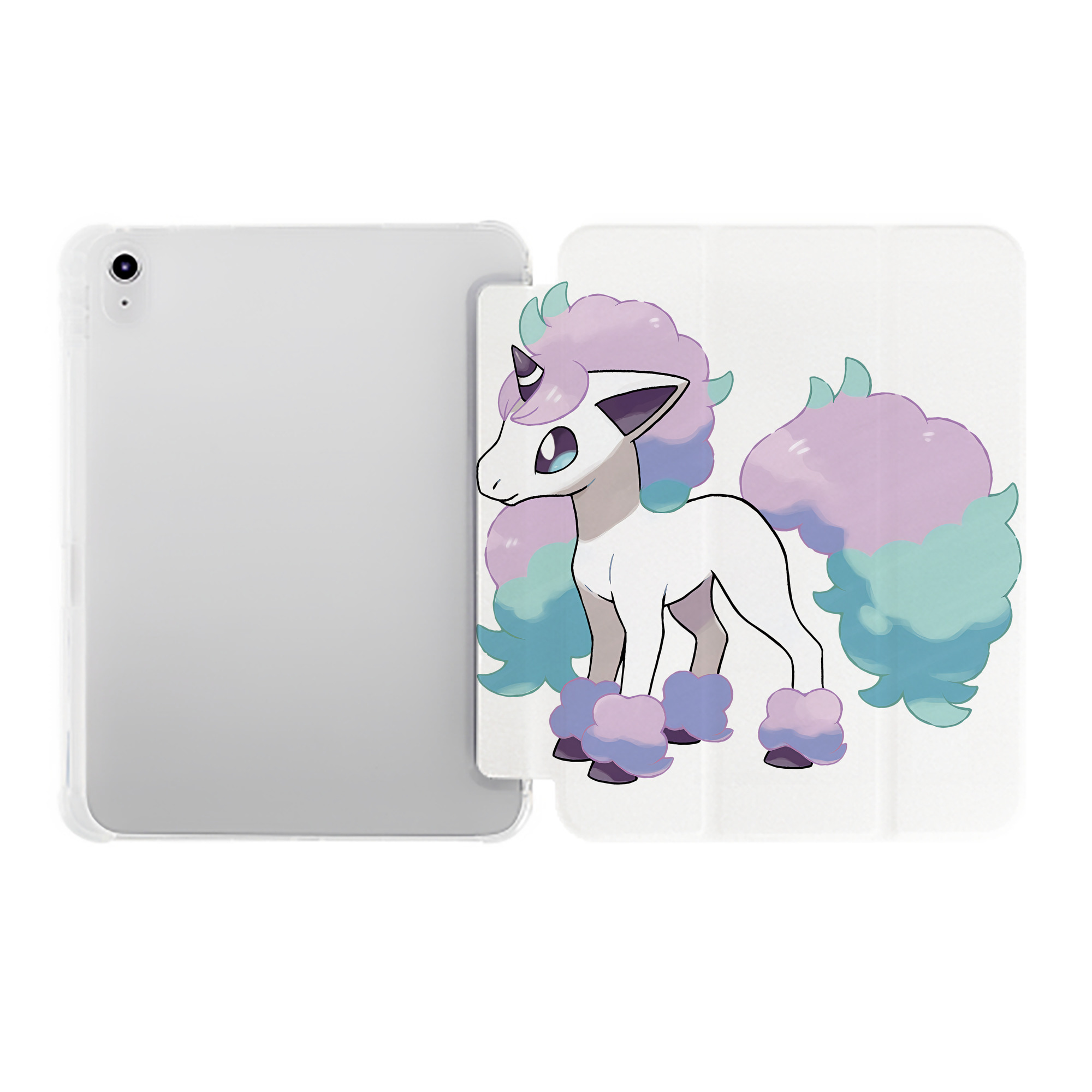 （画像用） ポケットモンスター Pokémon IPad ケース ペン収納付き 三つ折りスタンド PUレザー×シリコン 対応機種9.5/10.5/10.9インチ